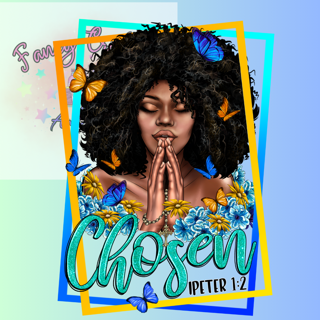 Chosen- Full Colored DTF and mug Decal