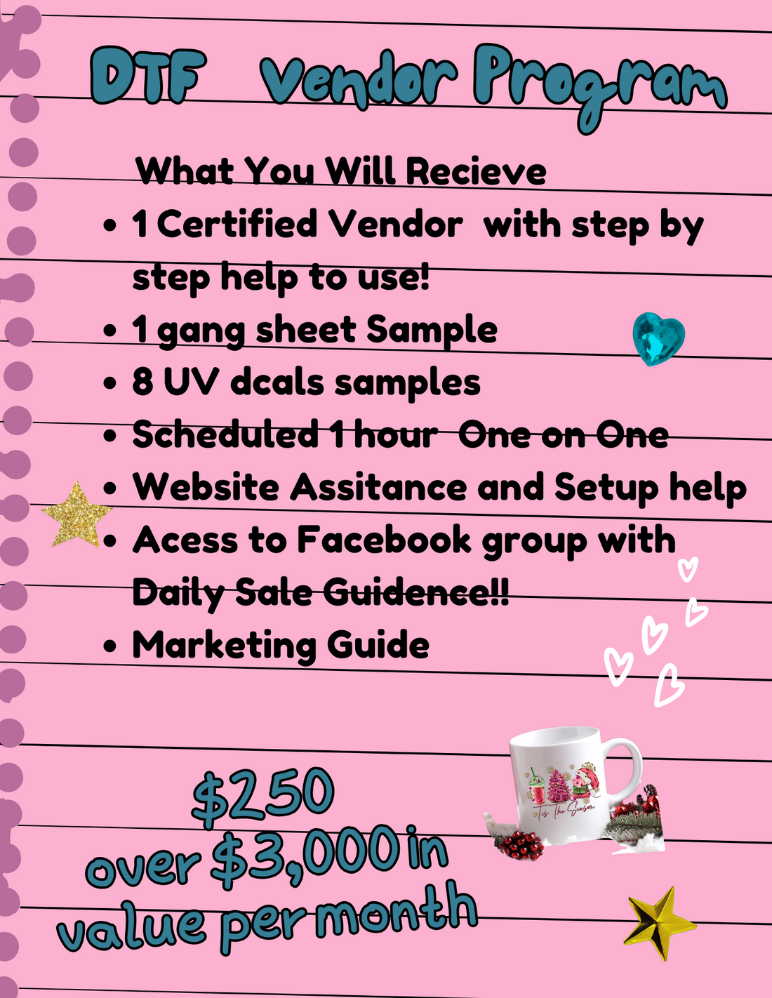 DTF Vendor Program